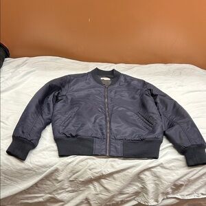 Wallace & Barnes for J Crew Navy Bomber Jacket. Small. Like new